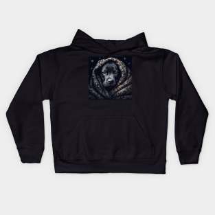 Black Staffy Kids Hoodie